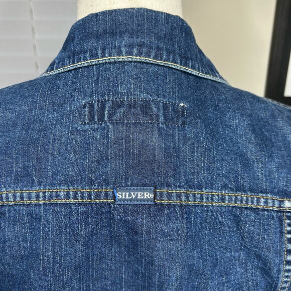 Silver Clothing Company Jean Jacket Size Small Petite Made in Canada - Picture 8 of 12